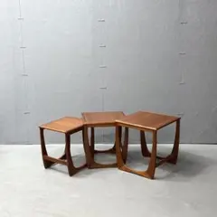 英国ヴィンテージ SUNELM Products チーク ネストテーブル