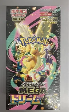 ポケモンカードゲーム ポケカ MEGAドリームex シュリンク付き 1box