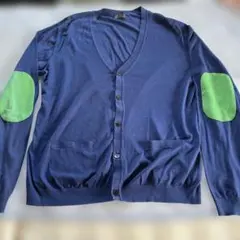 H&M ネイビー カーディガン L