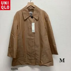 新品❗️UNIQLO『ユニクロ』ステンカラー ショートコート【M】ベージュ
