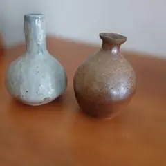 陶器の花瓶2つセット