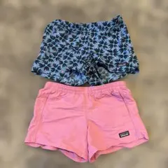 パタゴニア　ガールズ　水陸両用ショーツ　未使用　L 160〜170サイズ　セット