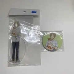 夏目友人帳　猫の日　アクリルスタンド　缶バッジ 2点セット　夏目貴志