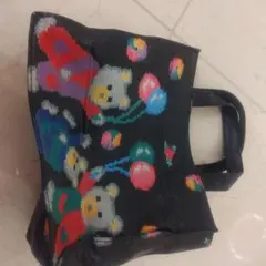 フェイラーナイロンランチバッグ　くま柄