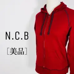 【美品】N.C.B ジップアップパーカー ニコル コットン100%のサムネイル