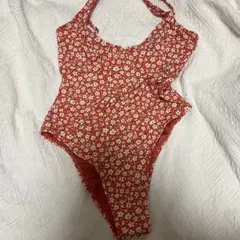 【BILLABONG】花柄 ワンピース水着 レッドのサムネイル