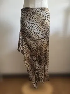 ヒョウ柄 ロングスカート