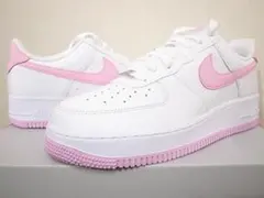 26.5cm新品エアフォース1ホワイト白ピンクライズ AF1 PINK RISE