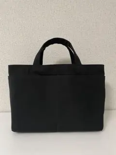 バッグインバッグ＊帆布＊黒＊ハンドメイド