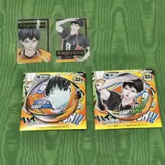 ハイキュー ファンパーク 缶バッジ 箔押しクリアカードコレクション 影山飛雄