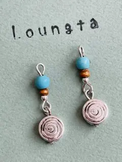 5点で450円引き ハンドメイドピアス 樹脂ピアス