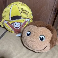 送料込み！おさるのジョージクッションセット