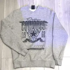 【美品】NEW ERA × NFL ダラス・カウボーイズ スウェットM グレー