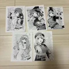 五等分の花嫁 特典イラストカード 5枚セットのサムネイル