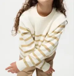 現行品　ユニクロ　ウォッシャブル　ミラノリブセーター　120cm