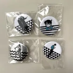 名探偵コナン 缶バッジ 4種セット