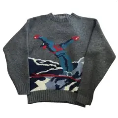 90s vintage BOSTON TRADERS スノーボード セーター