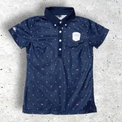 カッパ　KAPPA ネイビー　レディースゴルフ　 Sサイズ ポロシャツ　G145