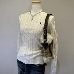 Ralph Lauren archive cotton cable knit