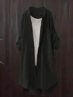 ブラックロングシャツ 長袖