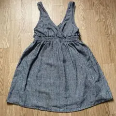 Rerck チェック柄 ジャンバースカート140