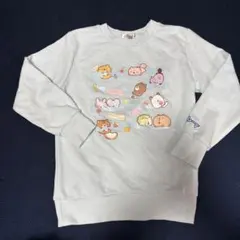 げっし〜ず ライトブルー キャラクター トレーナー 130cm