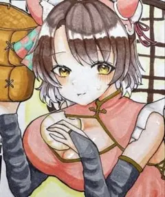 2枚セット】手描きイラスト ダンツフレーム ウマ娘 - メルカリ