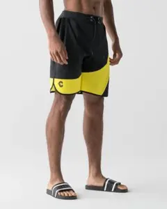 【クロノス】CRONOS ハーフパンツ ブラック×イエロー 早い者勝ち Mサイズ