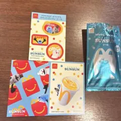 マクドナルド オリジナル パペットスンスン シール 3種セットC