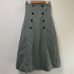 ドレスキップ　フレアスカート　ロング　グレー　Mのサムネイル