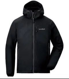 mont-bell モンベル ライトシェルパーカ ブラック L