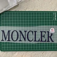 MONCLER アイロンプリントシート ネイビー