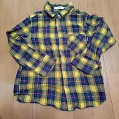 SLAP SLIP 長袖チェックシャツ 120