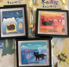 粒さん(粒マスタード安次嶺)原画猫のキャンバスアート絵画サイン付き