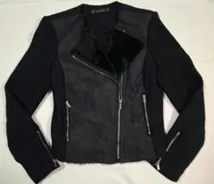 ZARAツイード×ファーライダース　S