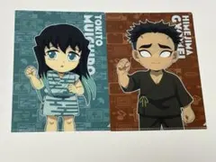 鬼滅の刃 繋がるモチーフクリアファイル 時透無一郎 有一郎 悲鳴嶼行冥