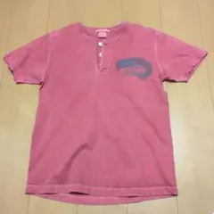BARNS OUTFITTERS ヘンリーネックTシャツ レッドのサムネイル