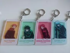 呪術廻戦 アクリルキーホルダー 虎杖悠仁 伏黒恵 釘崎野薔薇 五条悟