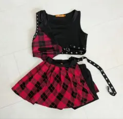 アシンメトリーデザインセットアップ キッズ服140