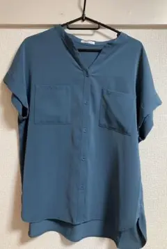半袖　ブラウス