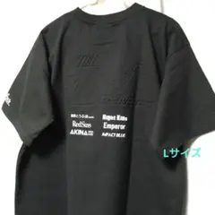 頭文字D 30th エンボス加工 Tシャツ ブラック Lサイズ ステッカー付き