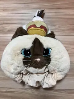 ユニバ　モンハン　アイルー　被り物　ファンキャップ　帽子usj