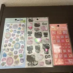 たまごっち　プチドロップシール　キラキララインストーン　タイルシール　3点