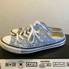 即購入OK★美品★コンバース　韓国限定　ペイズリー　23cm 箱付き　海外限定