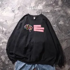 GILDAN トレーナー 企業ロゴ　ブラック