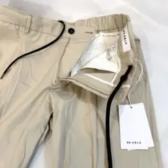 イタリア製 BE ABLE 薄手ストレッチパンツ ベージュ スラックスのサムネイル