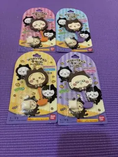 ロリポップチョコチャーム ちいかわ みんなで黒猫　4種