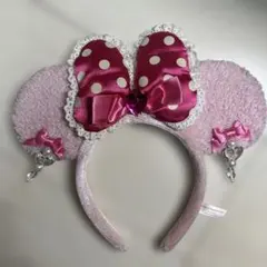 ディズニー ミニー カチューシャ イヤリング ピンク