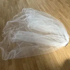 FOUR SIS & COホワイトウェディングベール コーム付き