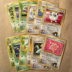 【旧裏】草・無色タイプ 12枚セット（エリカ/キョウ/ナツメ）のサムネイル